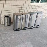 通州区街道办事处采购我司连体脚踏垃圾桶